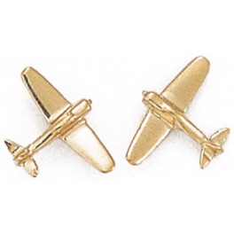 Boucles d'oreilles Avion en OR