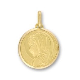M&eacute;daille vierge en OR
