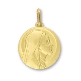 M&eacute;daille vierge en OR