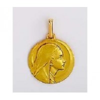 M&eacute;daille vierge en OR