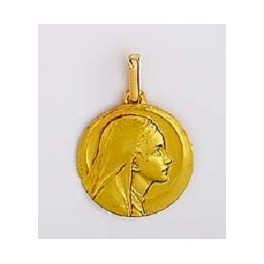M&eacute;daille vierge en OR
