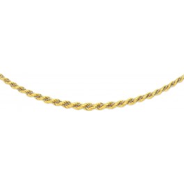 Collier maille Corde "Chute" Bi-Colore