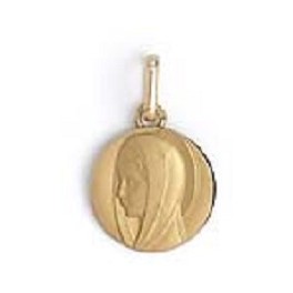 M&eacute;daille vierge en OR