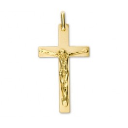 Croix en OR avec Christ
