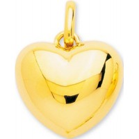 Pendentif Coeur Bomb&eacute; en OR