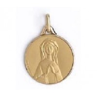 M&eacute;daille vierge en OR