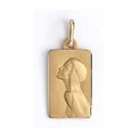 M&eacute;daille vierge en OR