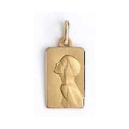M&eacute;daille vierge en OR