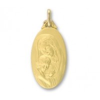 M&eacute;daille vierge en OR