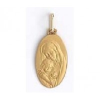 M&eacute;daille vierge en OR