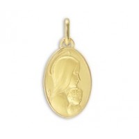 M&eacute;daille vierge en OR