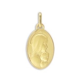 M&eacute;daille vierge en OR