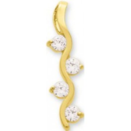 Pendentif moderne en OR et Oxydes de Zirconium