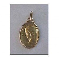 M&eacute;daille vierge en OR