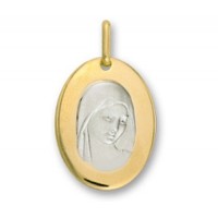 M&eacute;daille vierge en OR