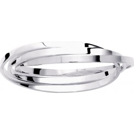 Bracelet Jonc en Argent 3 anneaux Fil Plat