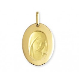 M&eacute;daille vierge en OR
