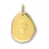 M&eacute;daille vierge en OR