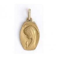 M&eacute;daille vierge en OR