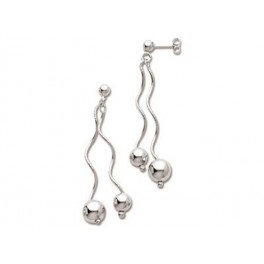 Boucles d'oreilles Pendantes en Argent