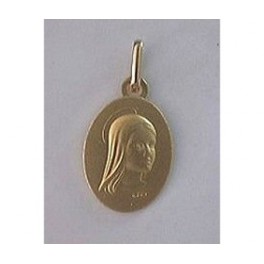 M&eacute;daille vierge en OR