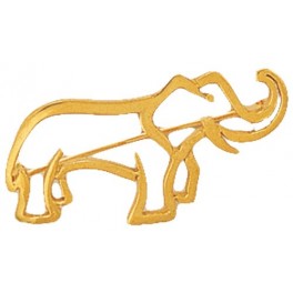 Broche ELEPHANT en OR