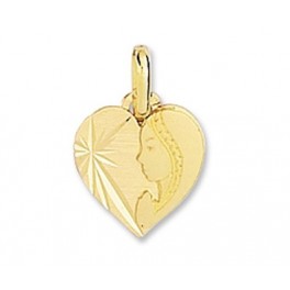M&eacute;daille Vierge en OR