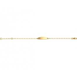 Bracelet &agrave; graver pour b&eacute;b&eacute; en OR