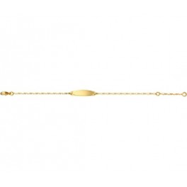 Bracelet &agrave; graver pour b&eacute;b&eacute; en OR