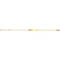 Bracelet &agrave; graver pour b&eacute;b&eacute; en OR