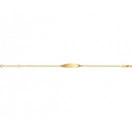 Bracelet &agrave; graver pour b&eacute;b&eacute; en OR