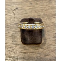 Alliance "Tour complet" Or jaune et Diamants